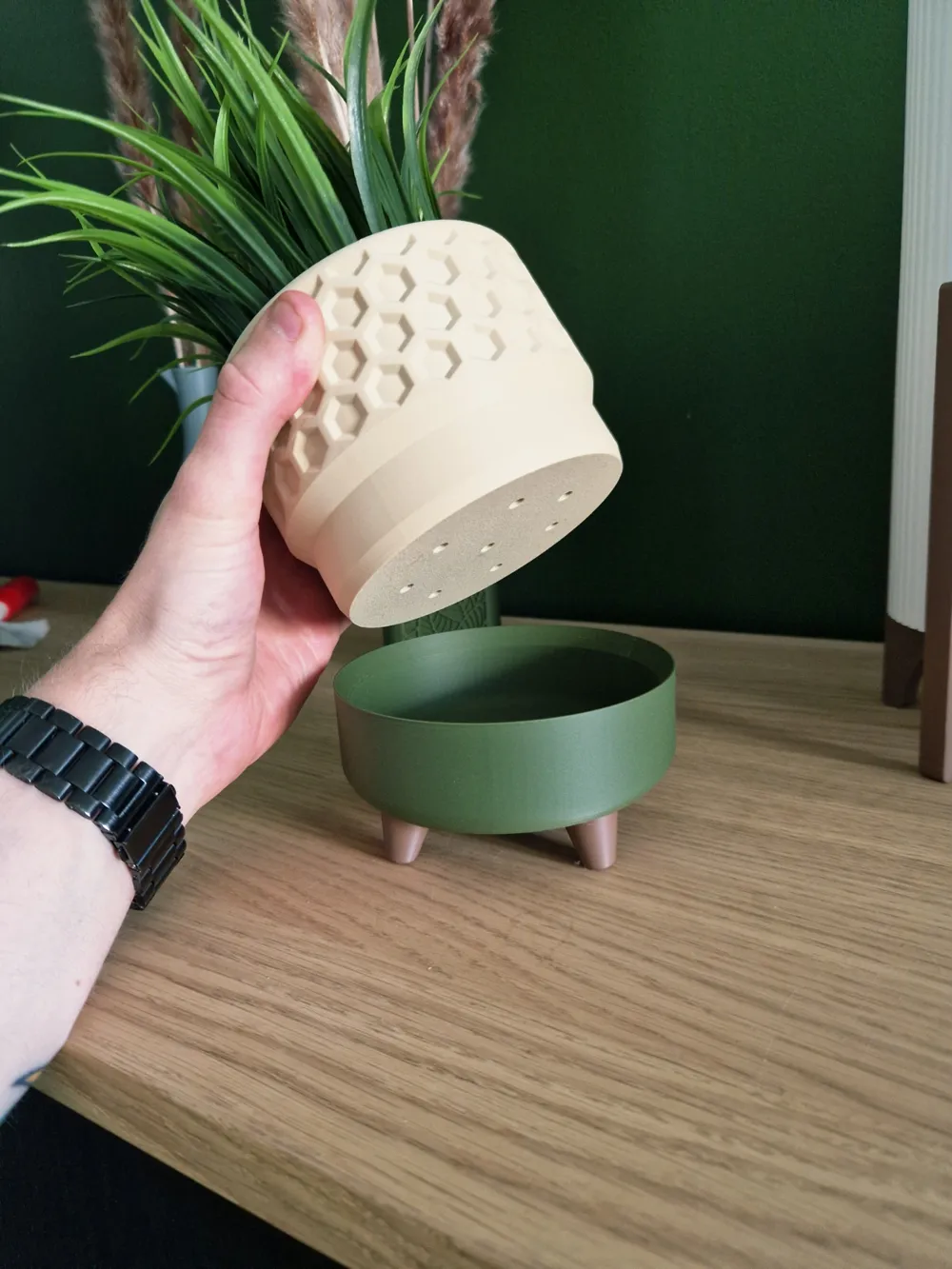 Honeycomb Desk Planter